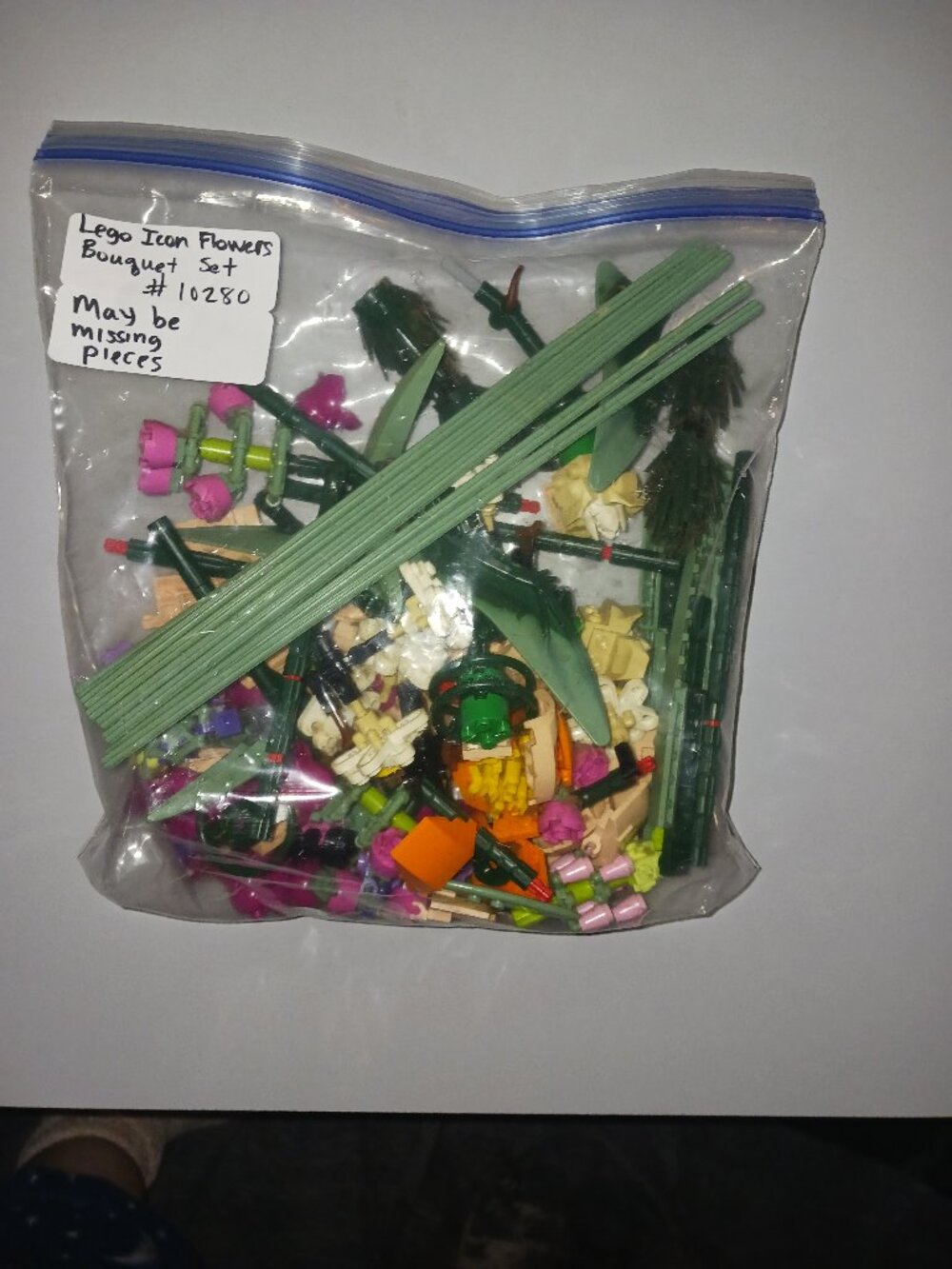 LEGO Icons Flower Bouquet Set 10280 Partial Lot Mixed Pieces